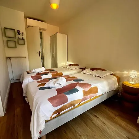 Semesterbostad Brand New 2-bedroom In With Ac And Sea View Antibes