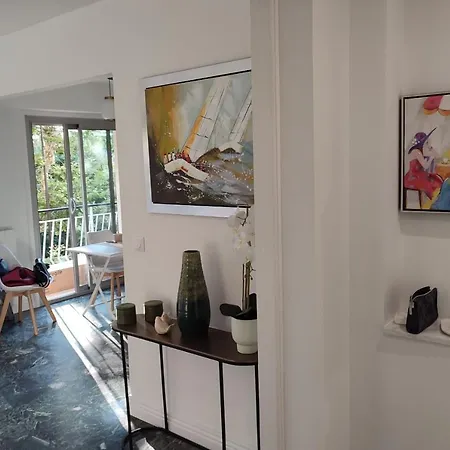 Brand New 2-bedroom In With Ac And Sea View Semesterbostad Antibes